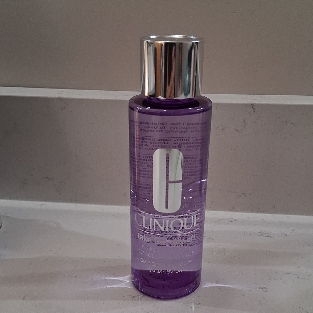 Clinique Purple and Silver Makeup Remover